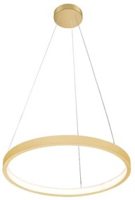 Φωτιστικό Οροφής Κρεμαστό 01377-03 D40cm 16W LED 3000K 1300Lm Gold Luma