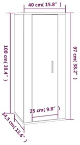 Σετ Επίπλων Τηλεόρασης 5 Τεμαχίων Γυαλ. Λευκό Επεξ. Ξύλο - Λευκό