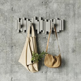 Κρεμάστρα τοίχου 5 θέσεων 49.2x18.1εκ Umbra sticks/γκρί