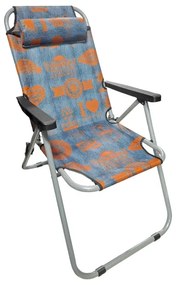 Πτυσσόμενη καρέκλα camping - 1680NZ - 241804 - Blue/Orange-241804_or