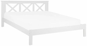 Κρεβάτι Berwyn 758, Διπλό, Άσπρο, 180x200, Ξύλο, Τάβλες για Κρεβάτι, 189x208x90cm, 42 kg, Ξύλο: Πεύκο | Epipla1.gr