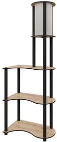 Φωτιστικό Δαπέδου Με Ραφάκια 666PTR1121 50x30x140cm 1xE27 40W Oak Opviq