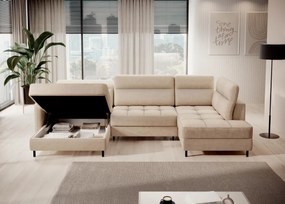 Γωνιακός καναπές Tobe-Mpez-Αριστερή - 306.00Χ165.00Χ100.00cm