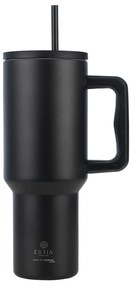 Θερμός Straw Tumbler XL Save The Aegean Midnight Black 1200ml Estia 01-32180