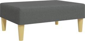 vidaXL Υποπόδιο Σκούρο Γκρι 77x55x31 εκ. Υφασμάτινο
