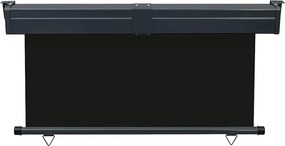 vidaXL Σκίαστρο Βεράντας Πλαϊνό Μαύρο 145 x 250 εκ.