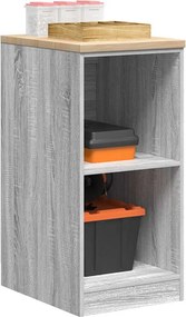 vidaXL ντουλάπι αποθήκευσης γκαράζ 40x51x85 εκ μασίφ ξύλο πεύκο
