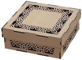 Intra απο ξύλο plywood 3mm-4mm πάχος – ξύλο Κουτί συσκευασίας δώρου από τετράγωνο χαρτόνι 12x15 cm INTRAVECTRY-MY546058