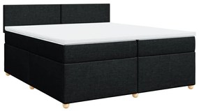 ΚΡΕΒΑΤΙ BOXSPRING ΜΕ ΣΤΡΩΜΑ ΜΑΥΡΟ 200X200 ΕΚ. ΥΦΑΣΜΑΤΙΝΟ 3286782