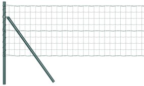 vidaXL Euro Fence με 13 Πόλους 0.8x25 μ Γαλβανισμένο Χάλυβα Πράσινο