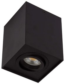 Φωτιστικό Οροφής - Σποτ Black 96x96x125mm VK/03005/B VKLed Αλουμίνιο