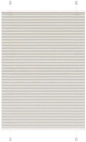 vidaXL Πλισέ περσίδα ανοιχτό γκρι 85x150 cm Πλάτος υφάσματος 84,4 cm