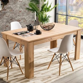 Τραπέζι Τραπεζαρίας Oscar TS 160 Artisan Oak 160,5x90x76,5 εκ.