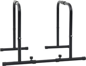 vidaXL Μπάρα Βυθίσεων Μαύρο 116 x 66 x 74,5 εκ