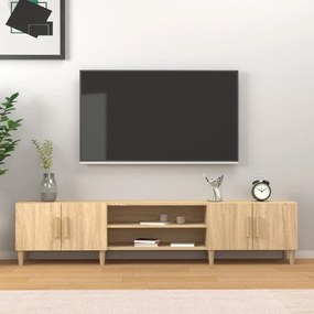 vidaXL Έπιπλο Τηλεόρασης Sonoma Δρυς 180x31,5x40 εκ. Επεξ. Ξύλο