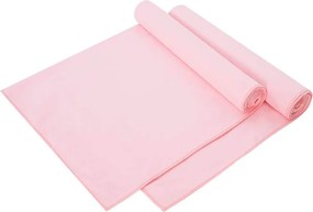 vidaXL Αθλητικές Πετσέτες 2 pcs Ροζ 140 x 70 εκ