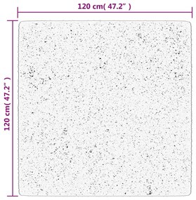 ΧΑΛΙ OVIEDO ΜΕ ΚΟΝΤΟ ΠΕΛΟΣ ΚΟΚΚΙΝΟ 120 X 120 ΕΚ. 375621