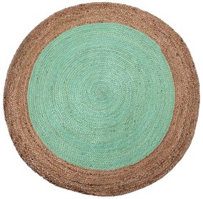 Στρογγυλό Χαλί Καλοκαιρινό (Φ150) Silk Fashion 1702 Mint