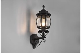 Φανάρι Φωτιστικό Τοίχου 1xE27 Μαύρο IP44 Elvo 206967132 Trio Lighting-206967132-Μαύρο 206967132