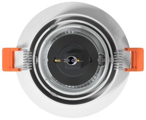 vidaXL Ενσωματωμένα Φωτιστικά 6 τεμ Στρογγυλά GU10 Λευκό Ø91 χλστ