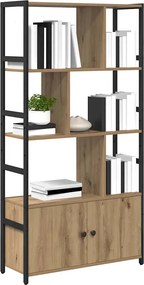 vidaXL Ράφι Βιβλίων 80 x 30 x 155,5 εκ Επεξεργασμένο Ξύλο Artisan Oak