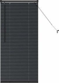 vidaXL Βενετσιάνικες Ρόδες Μαύρο 130 x 60 εκ Αλουμίνιο