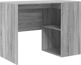 vidaXL Γραφείο Γκρίζο Σονομα 102 x 50 x 75 cm Επεξεργασμένο Ξύλο