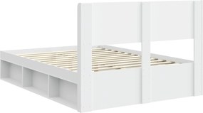 vidaXL Καλάθι με αποθήκη και κεφαλάρι Λευκό 140 x 190 cm