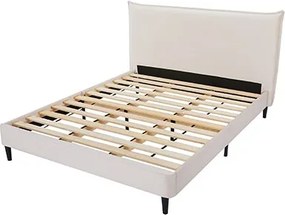 Κρεβάτι διπλό Nextdeco Osaka λευκό 160x200xY90εκ.