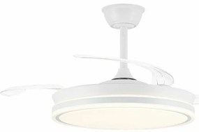 Ανεμιστήρας Οροφής CristalRecord EVO RETRAC Λευκό 72 W