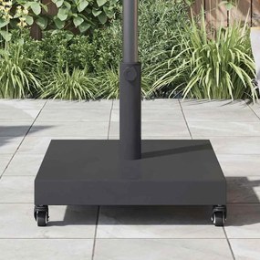 vidaXL Εξωτερική βάση ομπρέλας Σκούρο γκρι 45 x 45 x 31.5 εκ.