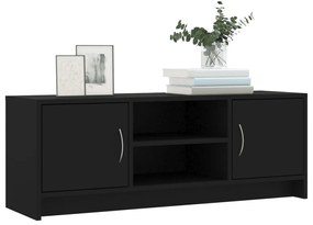 vidaXL Έπιπλο Τηλεόρασης Μαύρο 102x30x37,5 εκ. Επεξεργασμένο Ξύλο