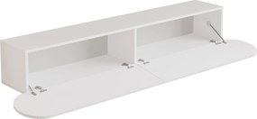 Έπιπλο Τηλεόρασης Λευκό FLAGEAS 200x31.6x29.6