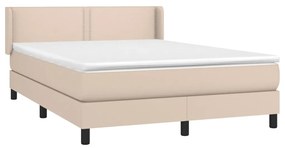 ΚΡΕΒΑΤΙ BOXSPRING ΜΕ ΣΤΡΩΜΑ ΚΑΠΟΥΤΣΙΝΟ 140X190ΕΚ.ΑΠΟ ΣΥΝΘ.ΔΕΡΜΑ 3130720