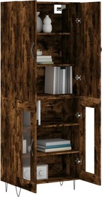 vidaXL Ντουλάπι Καπνιστή Δρυς 69,5x34x180 εκ. από Επεξεργασμένο Ξύλο