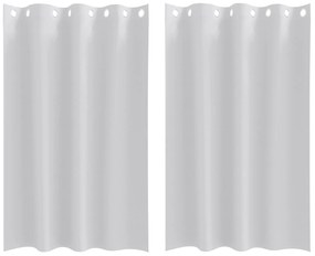 vidaXL Κουρτίνες 2 pcs Ανοιχτό Γκρι 175 x 140 εκ. Πολυεστέρας