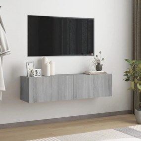 vidaXL Έπιπλο Τηλεόρασης Τοίχου Γκρι Sonoma 120x30x30 εκ. Επεξερ. Ξύλο