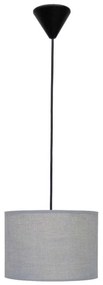 Φωτιστικό Οροφής 14-0139 1/Ε27 Με Αμπαζούρ Φ20x100cm ΗΚ-04 Grey Heronia