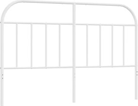 vidaXL Ανταλλακτικό κεφαλάρι Λευκό 135 εκ. Μεταλλικό