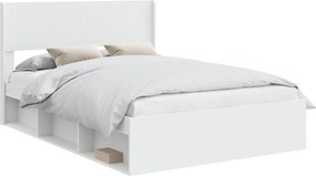 vidaXL Καλάθι με αποθήκη και κεφαλάρι Λευκό 120 x 190 cm
