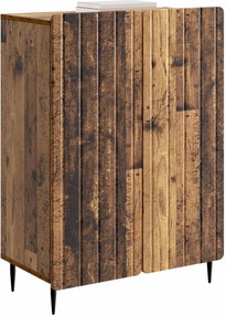 vidaXL Πλαϊνό γραφείο Παλαιωμένο ξύλο 66 x 34,5 x 92 εκ.