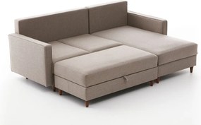 Corner Sofa Eva Right - Cream Cream