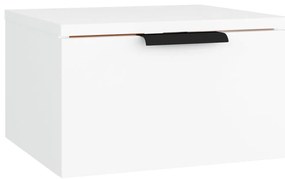 vidaXL Κομοδίνα Επιτοίχια 2 τεμ. Λευκά 34 x 30 x 20 εκ.