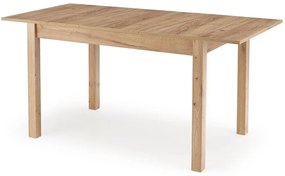 Τραπέζι Houston 132, Craft δρυς, 76x75x118cm, 32 kg, Επιμήκυνση, Πλαστικοποιημένη μοριοσανίδα, Ινοσανίδες μέσης πυκνότητας | Epipla1.gr
