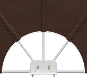 vidaXL Balcony Privacy Screen Ορθογώνιος 150 x 300 cm Πολυεστέρας Καφέ