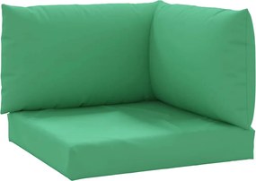 vidaXL Μαξιλάρια Παλέτας 3 τεμ. Πράσινα από Ύφασμα Oxford