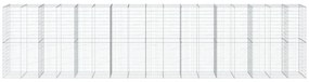 vidaXL Συρματοκιβώτιο με Κάλυμμα 850x100x200εκ από Γαλβανισμένο Χάλυβα