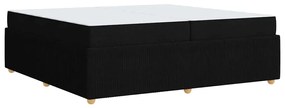 vidaXL Σκελετός Κρεβατιού Άλλο Μαύρο 200 x 200 cm ύφασμα