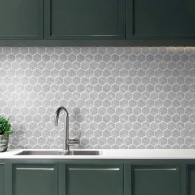 Αυτοκόλλητο Πλακάκι 3D (30.5x25) L-C Ruche Grey 1770121