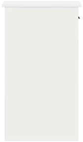 vidaXL Πύργος υπολογιστή με συρτάρι Λευκό 35x45x77 cm